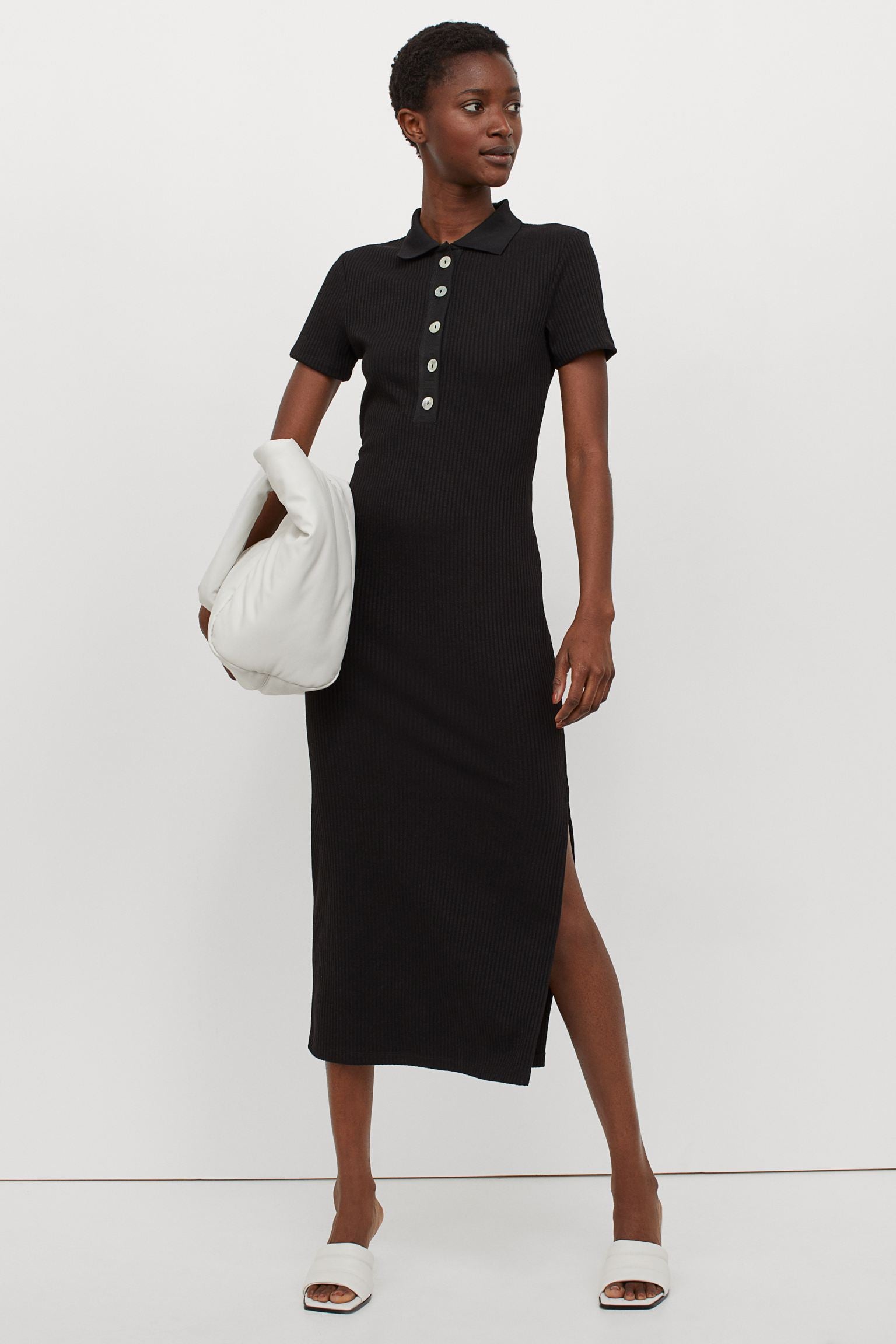 Collared Ribbed Dress | 30 Stylish and 
