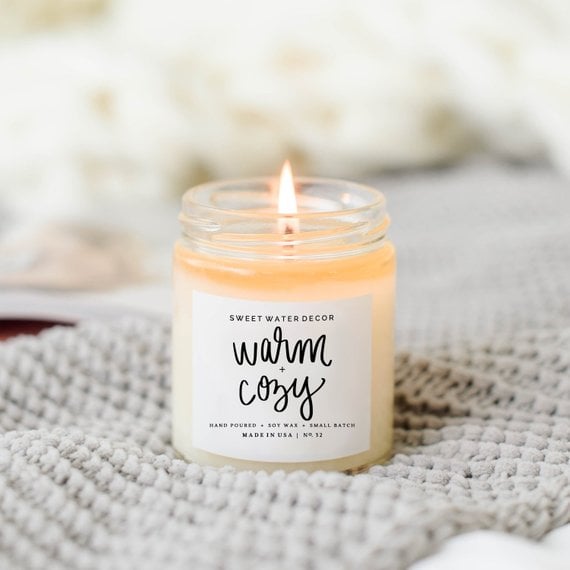 Warm and Cozy Candle