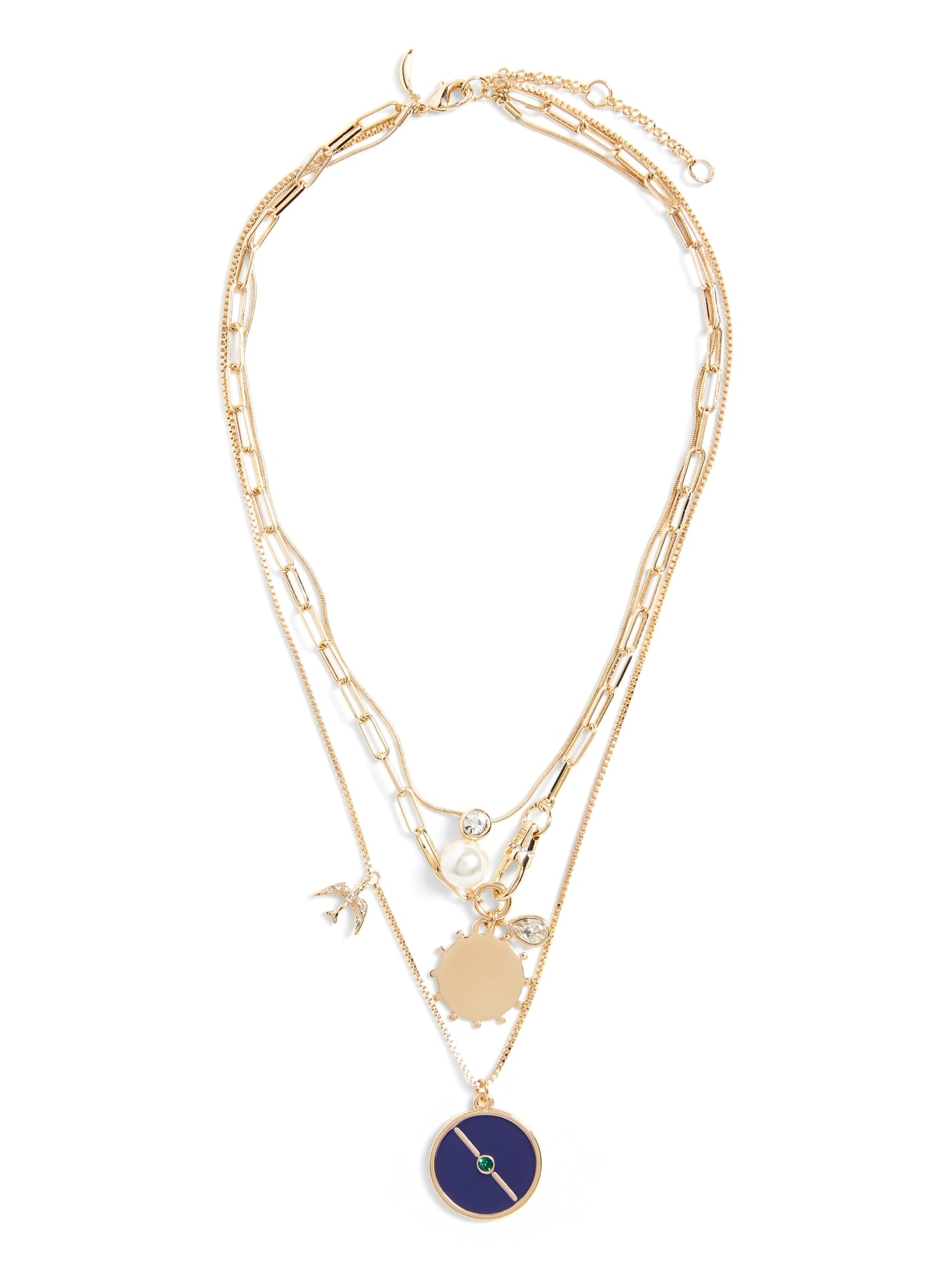 Banana republic sales initial necklace