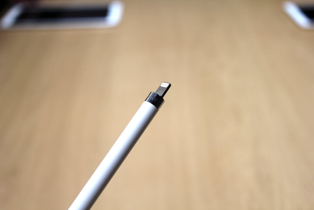 Look familiar? The pencil charges the same way as the latest iPhone models do.