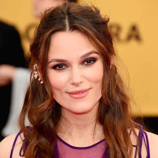 Keira Knightley Hair and Makeup at the SAG Awards 2015