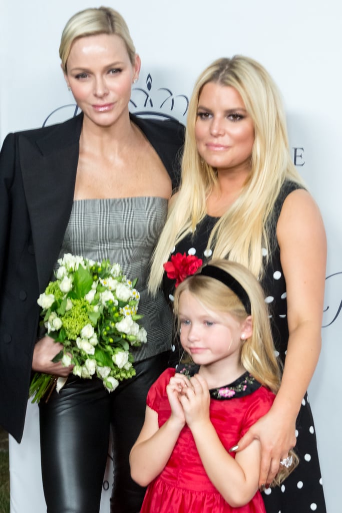 Jessica Simpson and Her Daughter With Princess Charlene | POPSUGAR ...