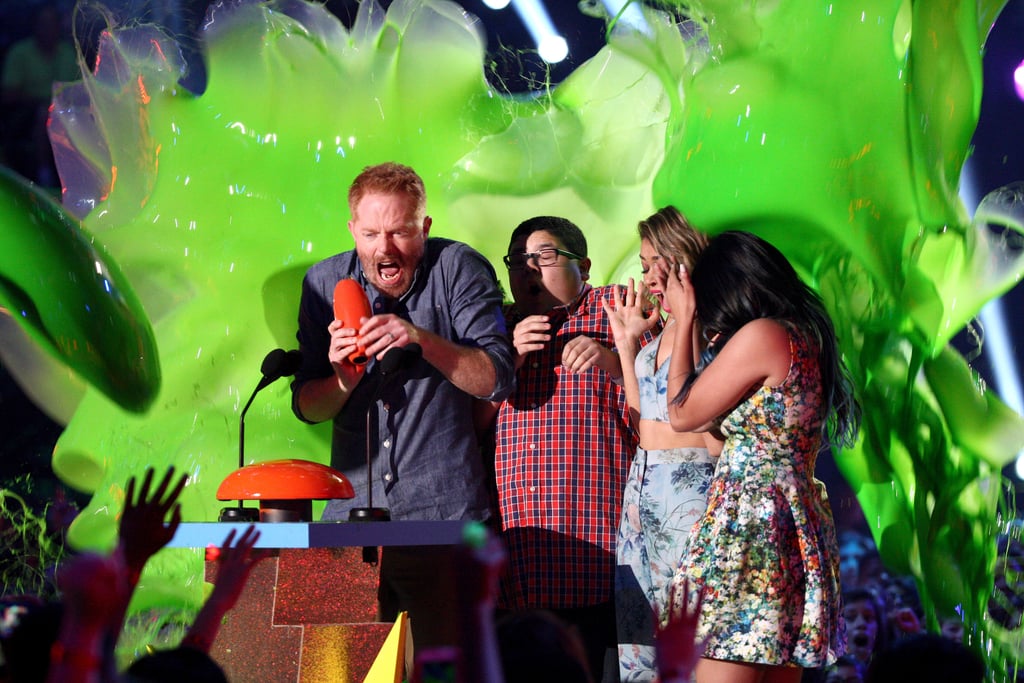 The Modern Family Cast Slimed Celebrities at Kids' Choice Awards 2015