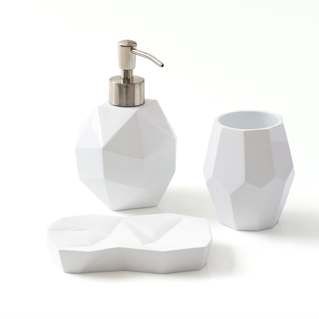 Faceted Bath Accessories