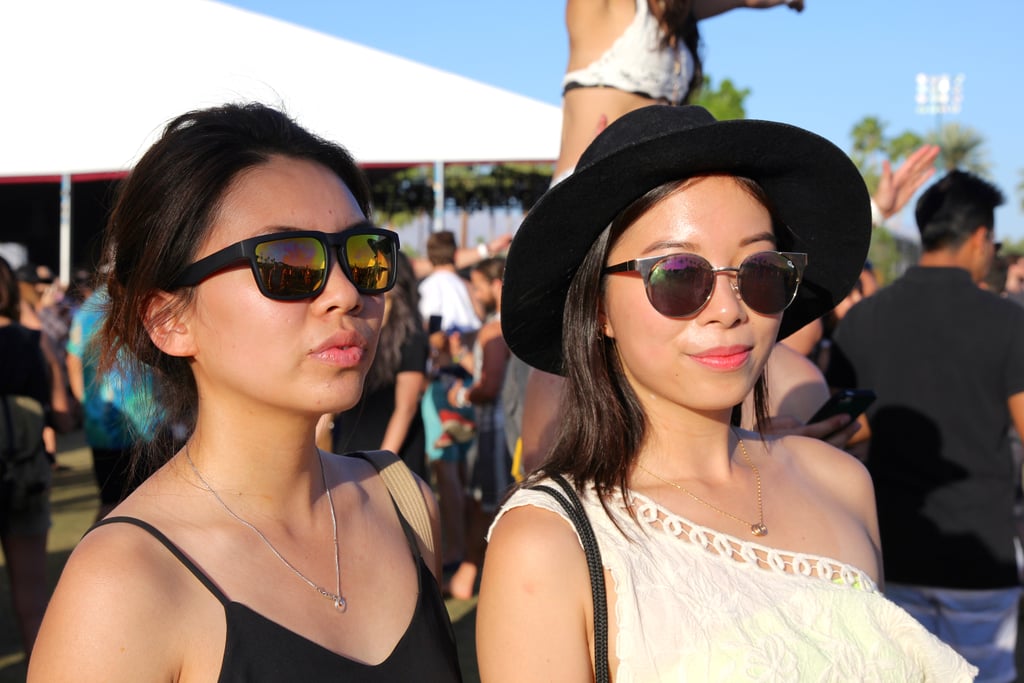 Mirrored Sunglasses at Coachella 2015 POPSUGAR Fashion