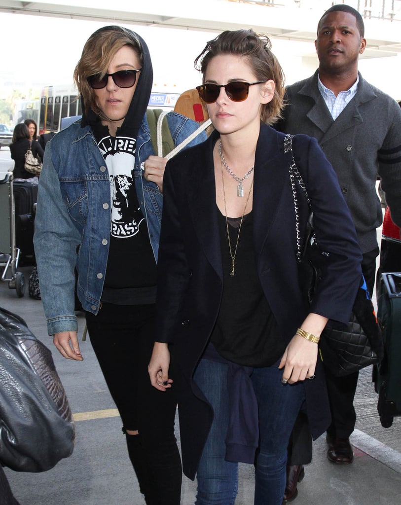 Kristen Stewart and Alicia Cargile breezed through LAX on Wednesday.