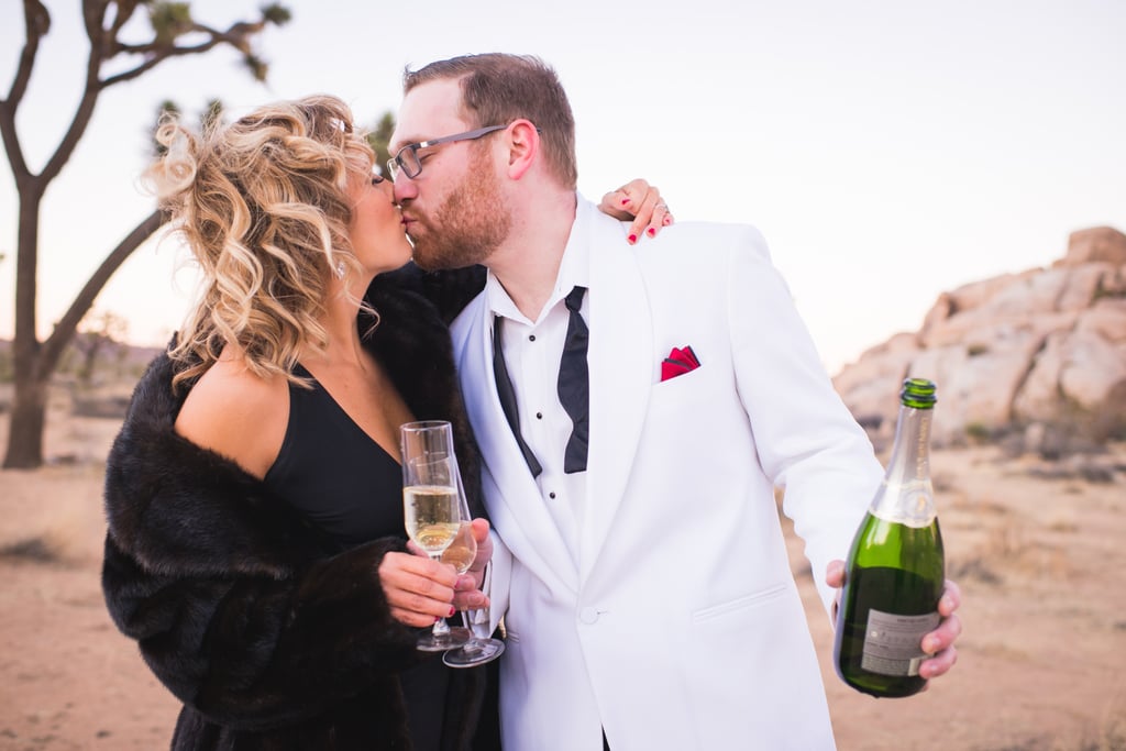 Retro Palm Springs Engagement Photos