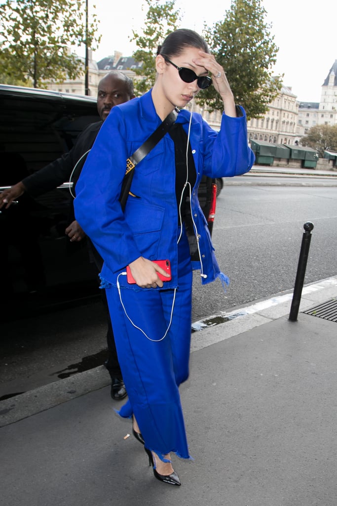 Bella Hadid Off-White "For Walking" Heels