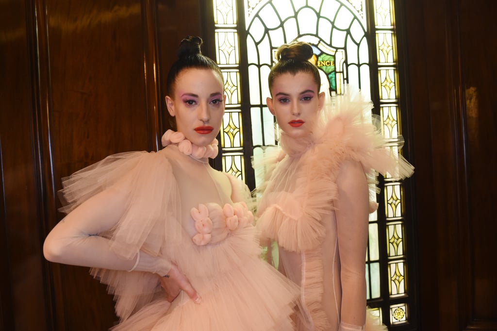 Backstage at Pam Hogg