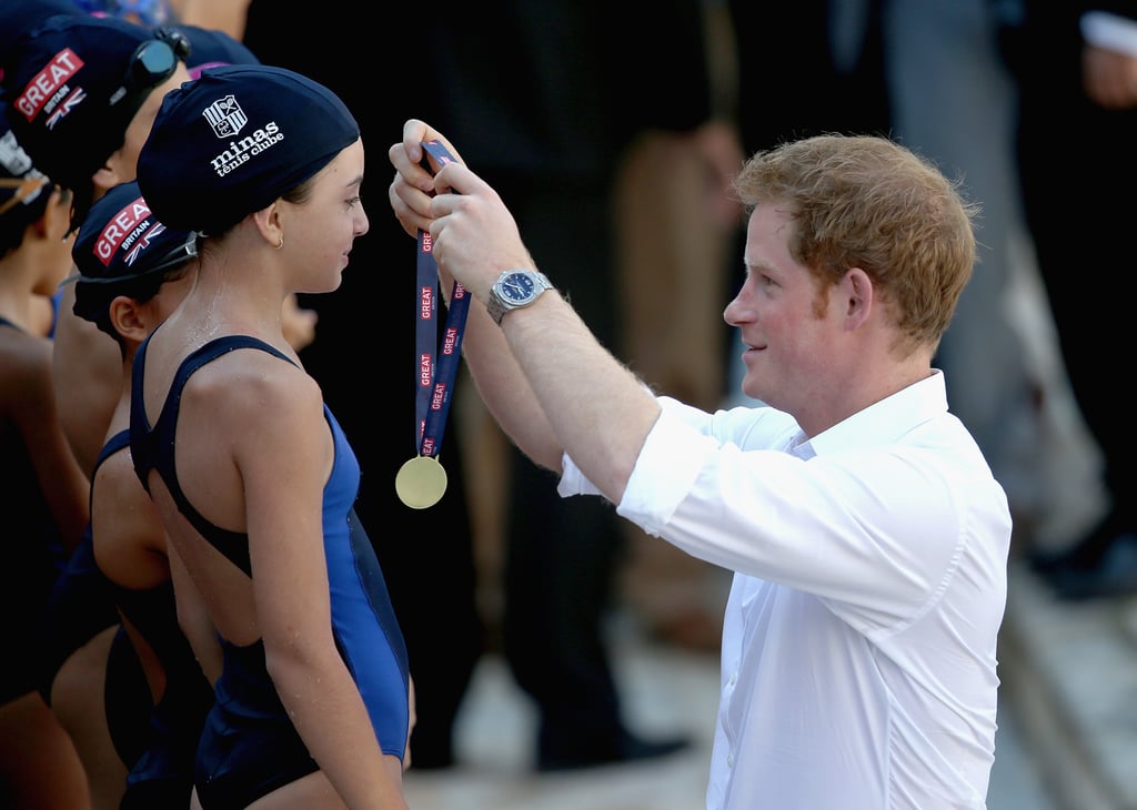 Prince Harry at the World Cup in Brazil