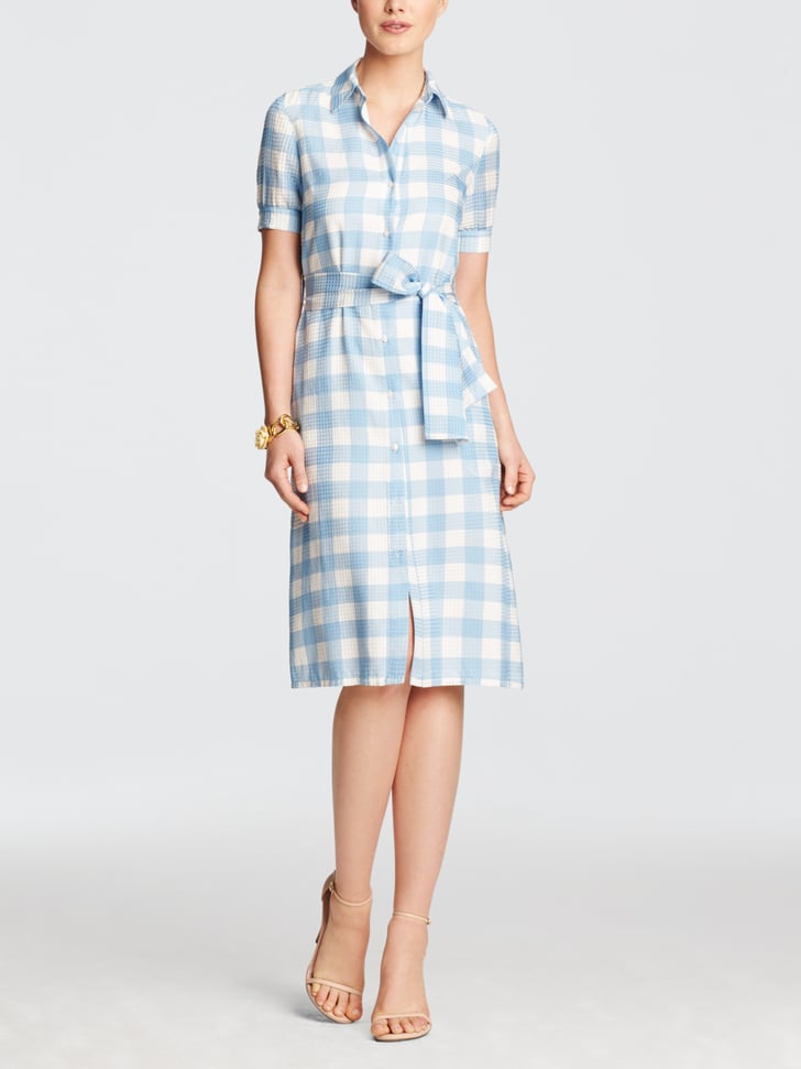 Draper James Midi Shirtdress Reese Witherspoon's Blue Checked Dress