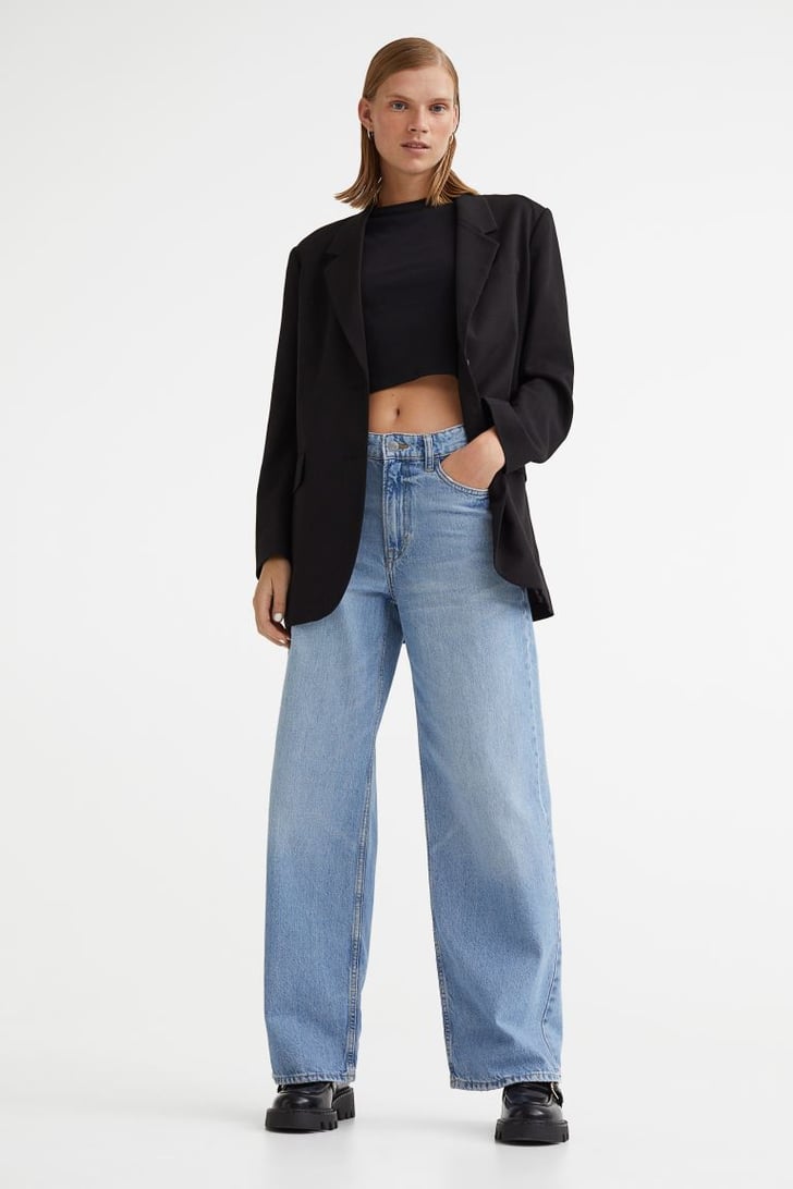 H&M Wide Low Jeans | H&M Fall Must Haves 2022 | POPSUGAR Fashion Photo 13