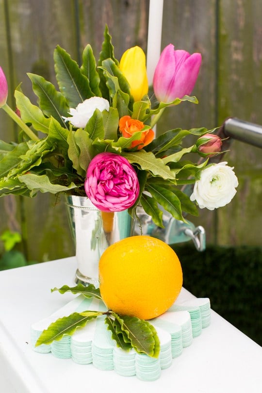 Turn Silver Julep Cups Into Vases