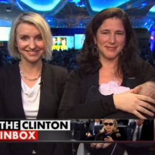 Pundit Appears on TV Show With Sleeping Baby