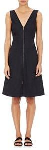 Tomas Maier Zip-Front Denim Dress-Blue ($770)