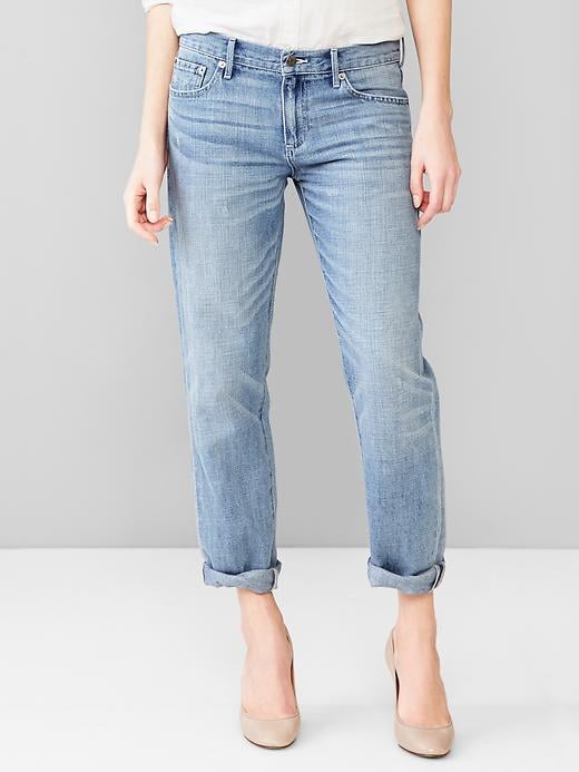 Gap 1969 Sexy Boyfriend Linen Jean ($80) | Spring Denim Trends 2015 ...