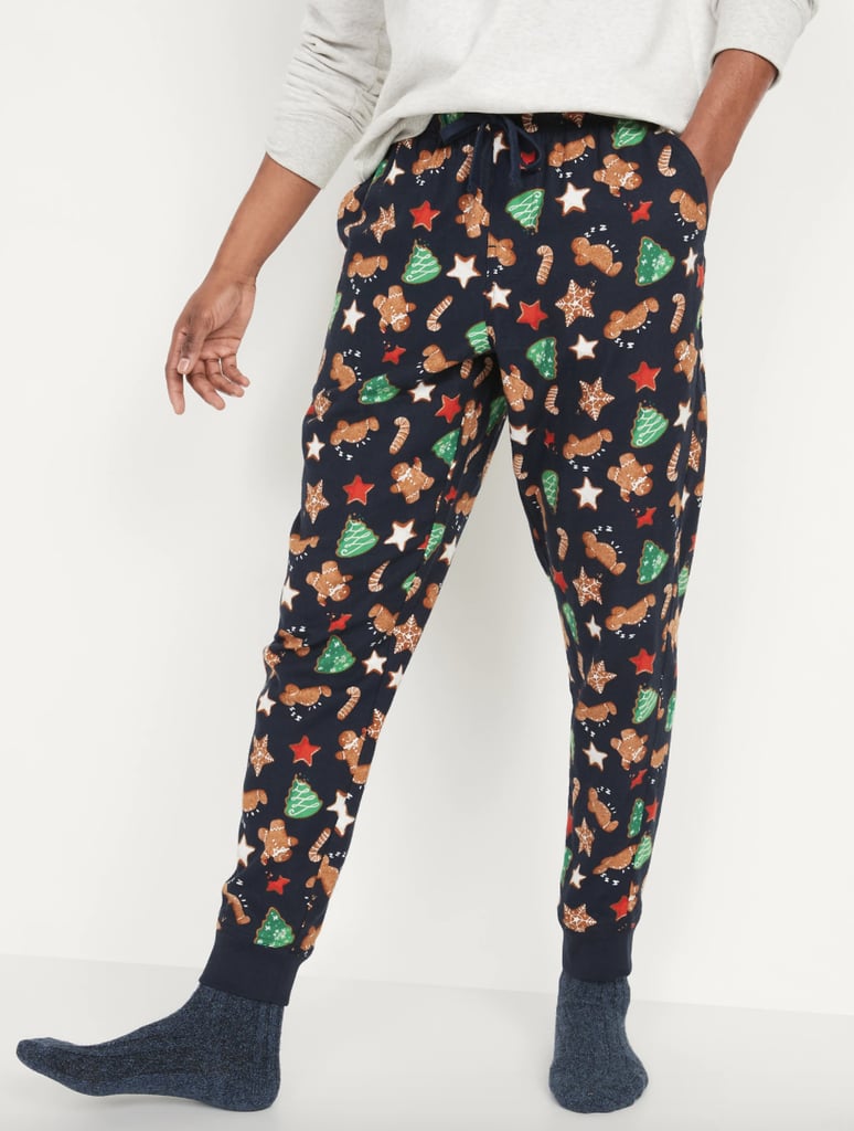 A PJs Upgrade: Old Navy Matching Printed Flannel Jogger Pajama Pants