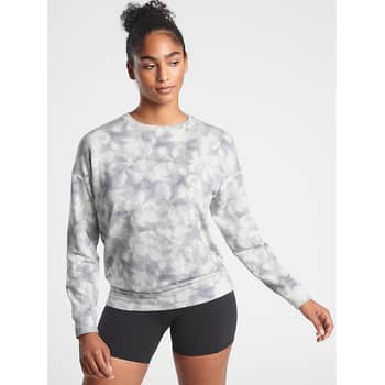 Athleta studio to street camo sweatshirt clearance
