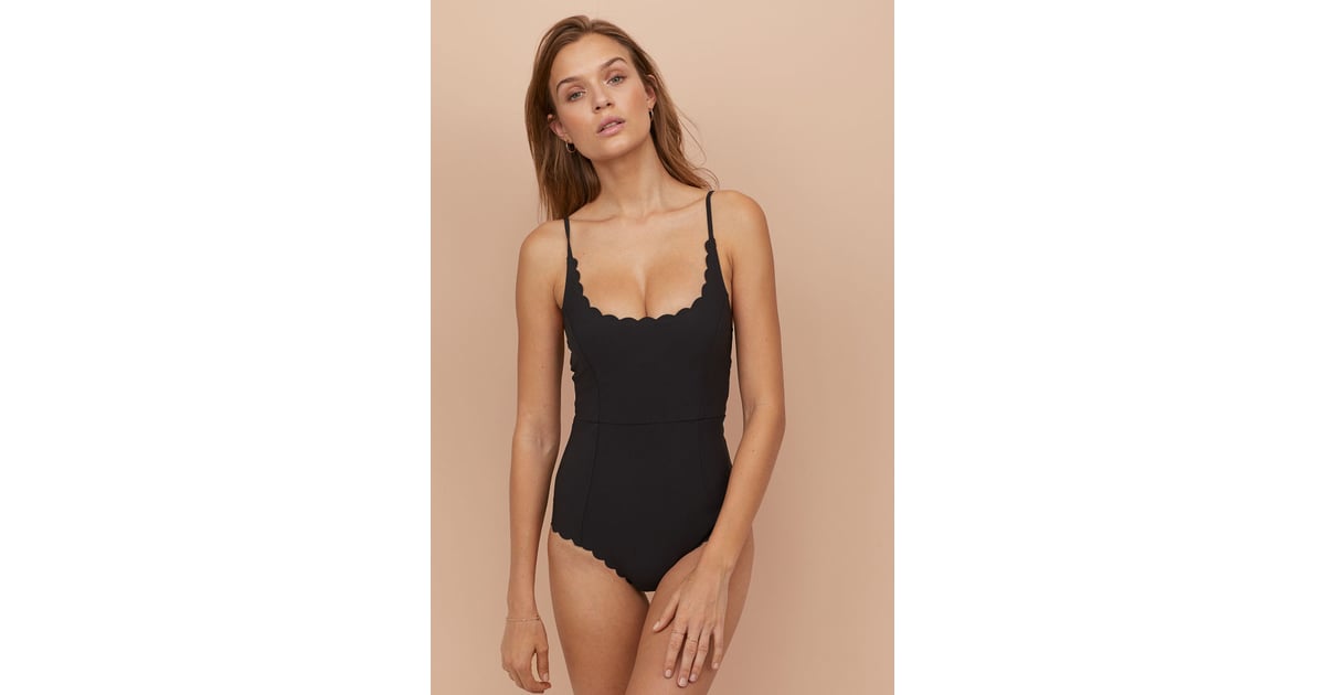 H&m outlet scallop swimsuit