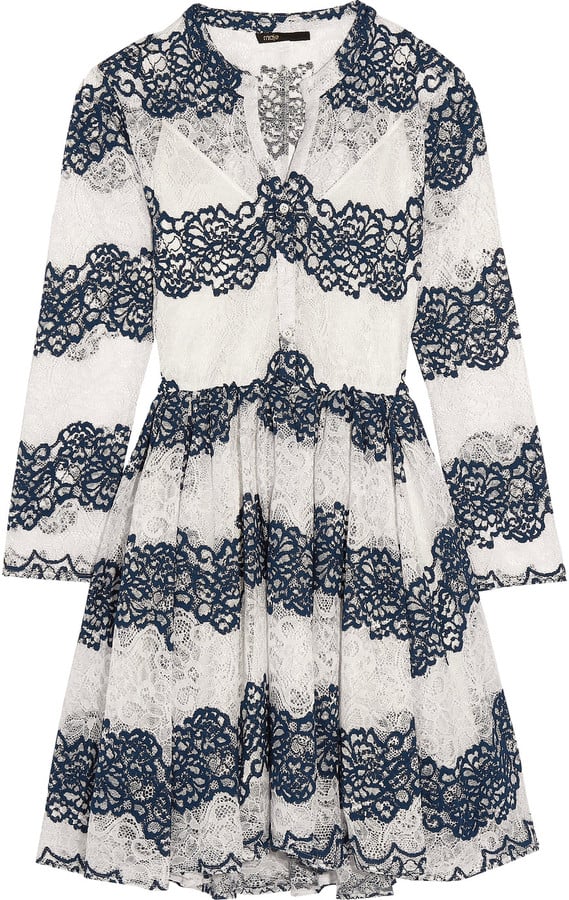 Maje Embroidered Lace Dress ($491)
