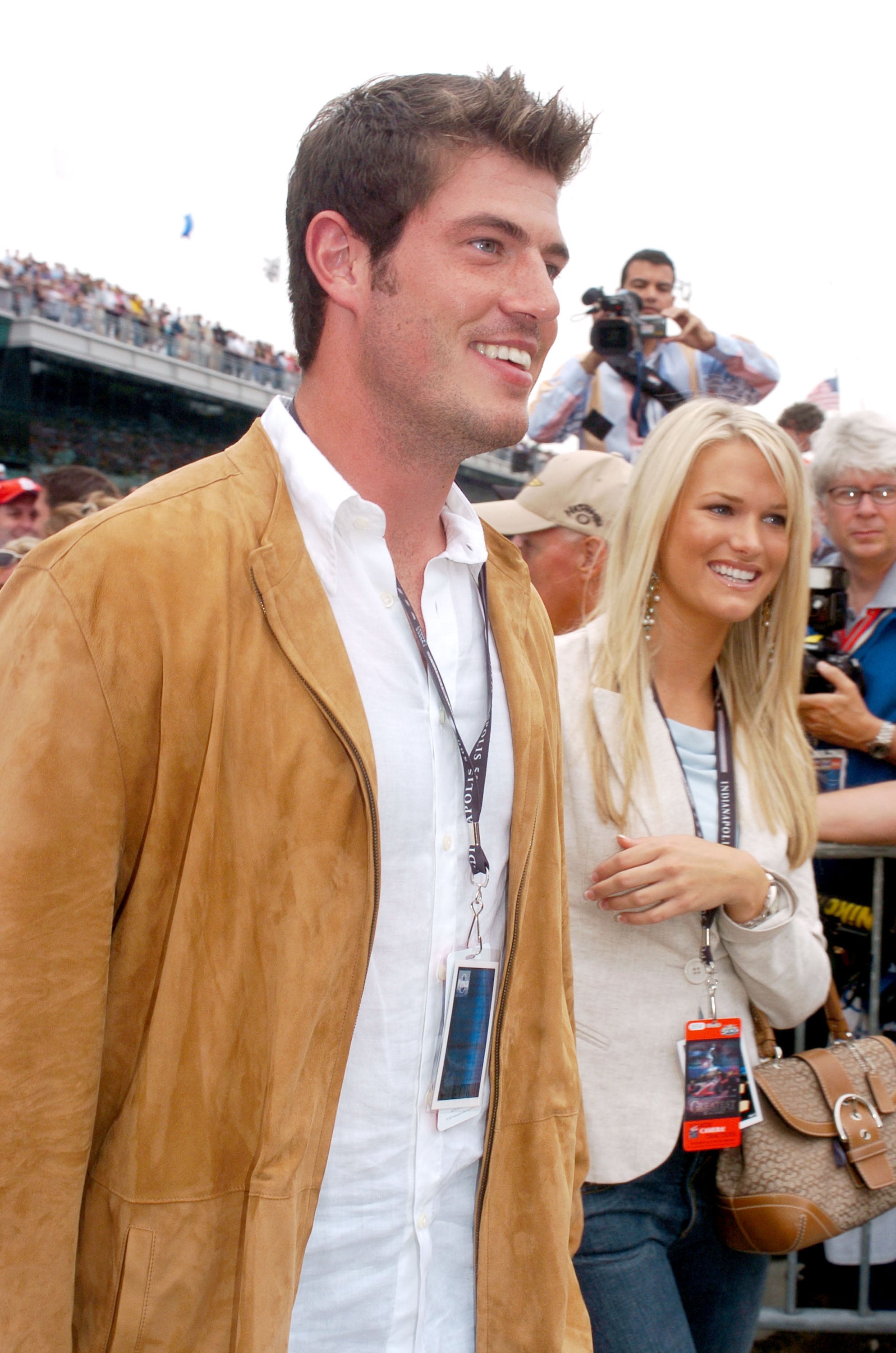 Jesse Palmer with then- girlfriend Jessica Bowlin