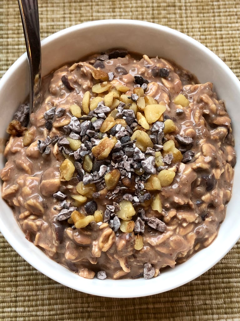 High-Protein Black Bean Brownie Overnight Oats