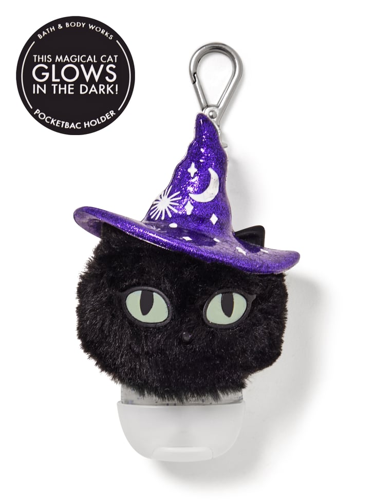 Bath & Body Works Black Cat Pom Hand Sanitizer Holder Bath & Body
