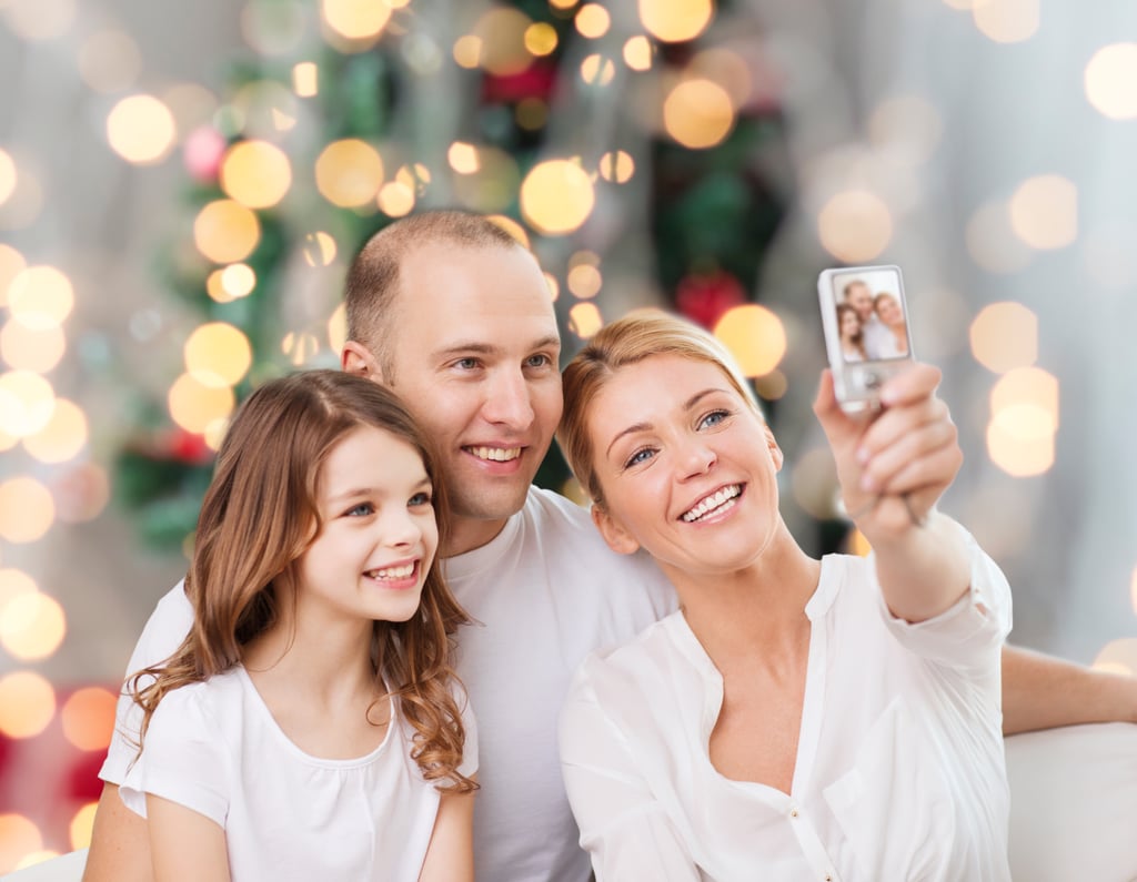 Holiday Selfies | Christmas Card Picture Ideas | POPSUGAR Moms Photo 26