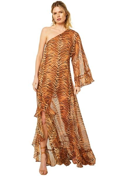 MISA Los Angeles Gaia Dress in Tigresse
