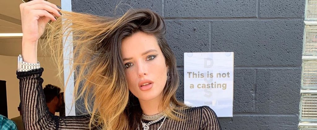 Bella Thorne's Black Nail Polish Color