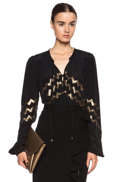 Altuzarra Torrin Sequined Blouse