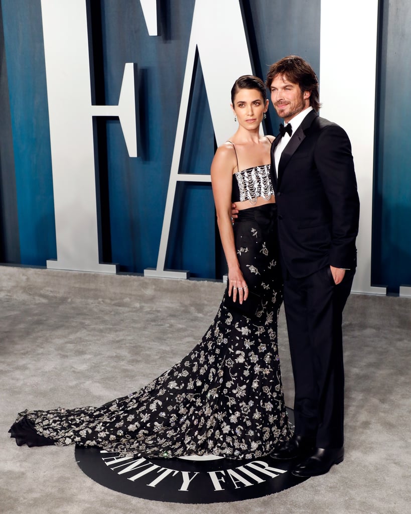 Nikki Reed and Ian Somerhalder at the Vanity Fair Oscars Afterparty 2020