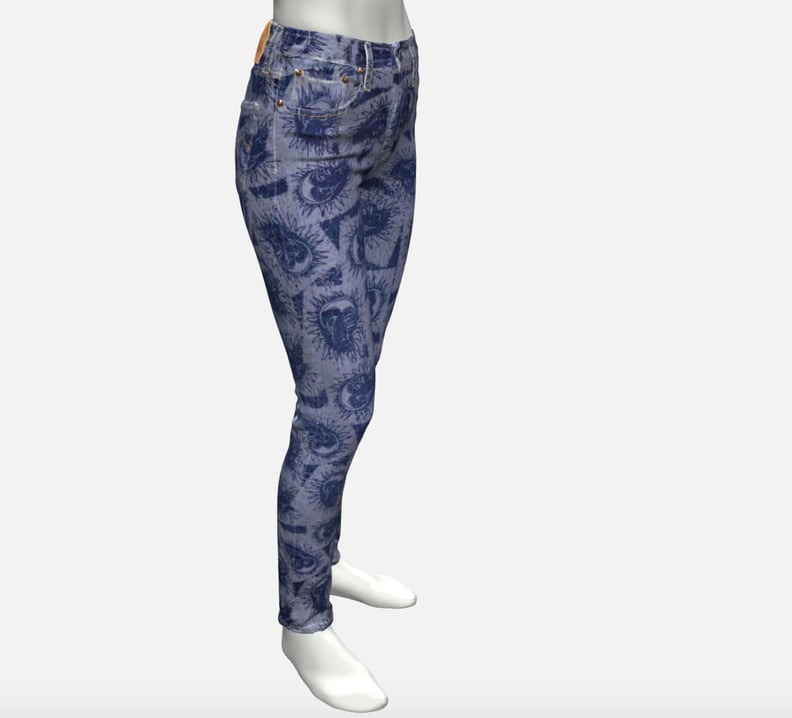 Levi's 721 High Rise Skinny Women's Jeans in Keith Haring x Mickey Mouse Print