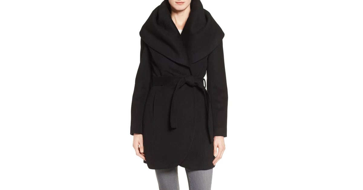 T Tahari Wool Blend Belted Wrap Coat | Nordstrom Half Yearly Sale Coats ...