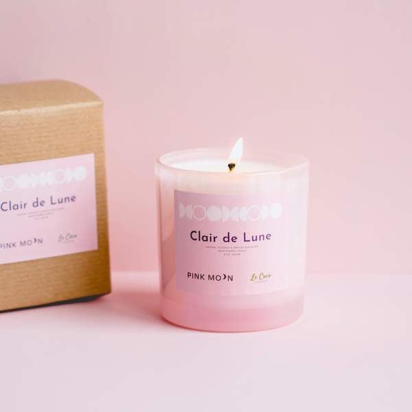 Pink Moon Clair de Lune Candle