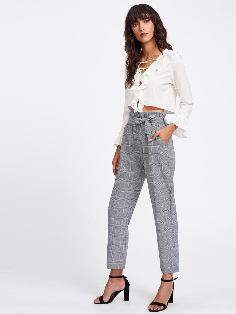 Ruffle Tie-Waist Pants