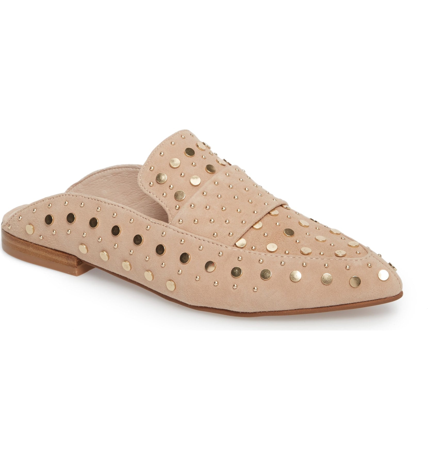 studded loafer mules