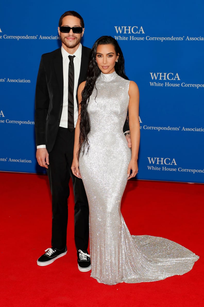 Kim Kardashian and Pete Davidson at the White House Correspondents' Dinner