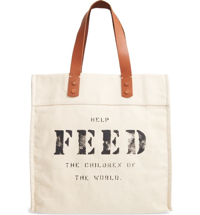 Feed Market Canvas Tote