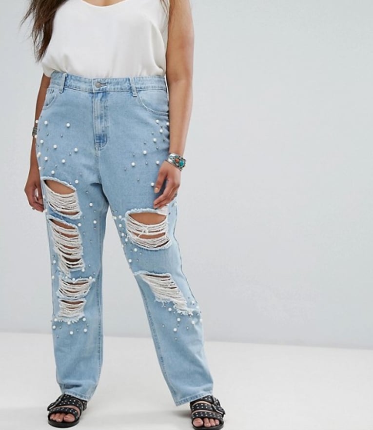 Alice & You Jeans With Pearls