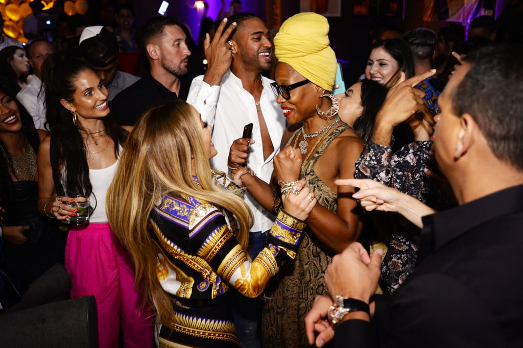 Jennifer Lopez Mtv Vmas 2018 Afterparty Versace Look Popsugar