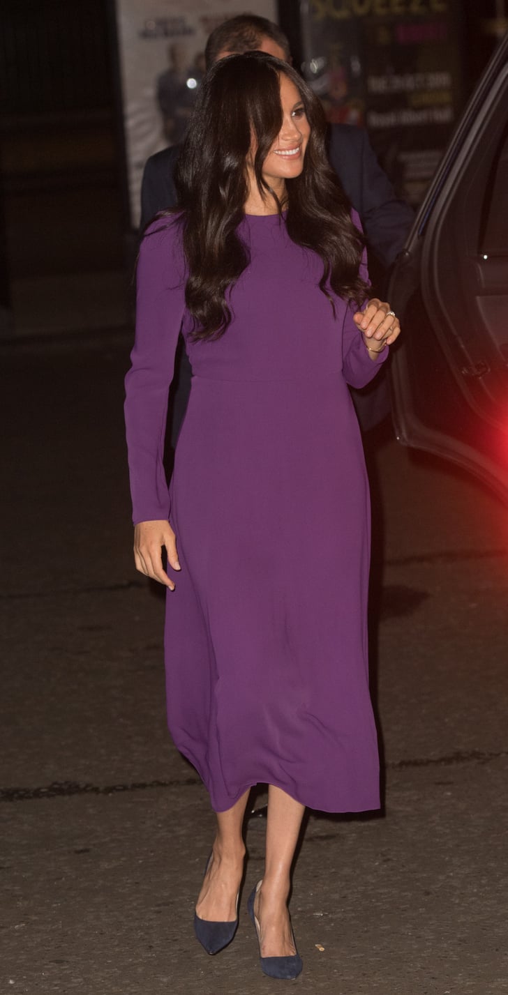Meghan Markle Rewears Purple Dress at One Young World Summit | POPSUGAR Fashion Australia Photo 4