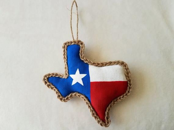 Texas State Christmas Ornament