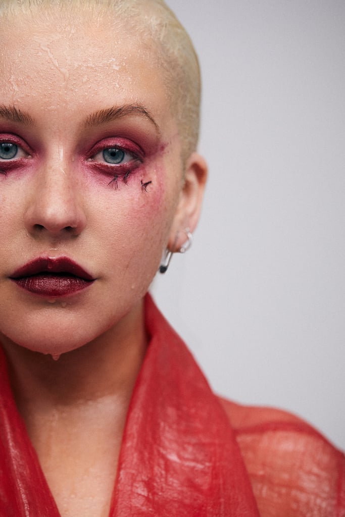 Christina Aguilera's No-Makeup Paper Magazine Cover 2018