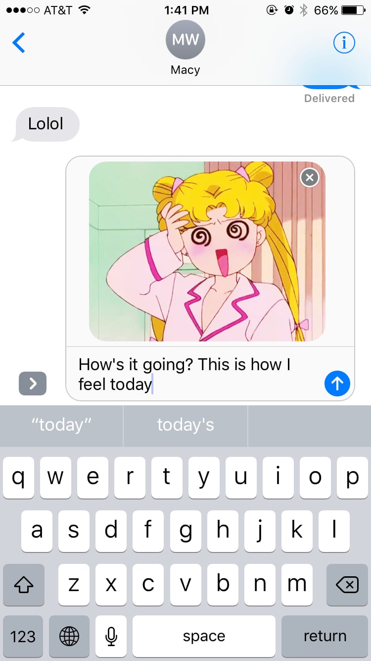 Search for GIFs in iMessage.
