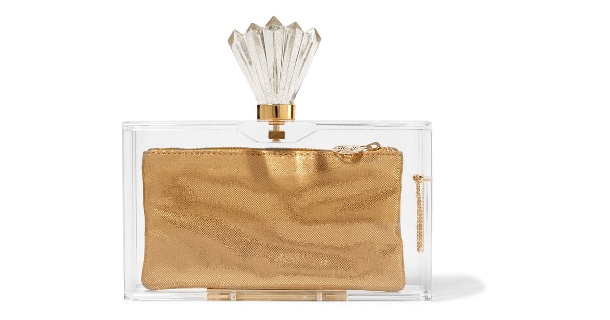 Charlotte Olympia Decorative Pandora Perspex Clutch ($995) | Bags to ...