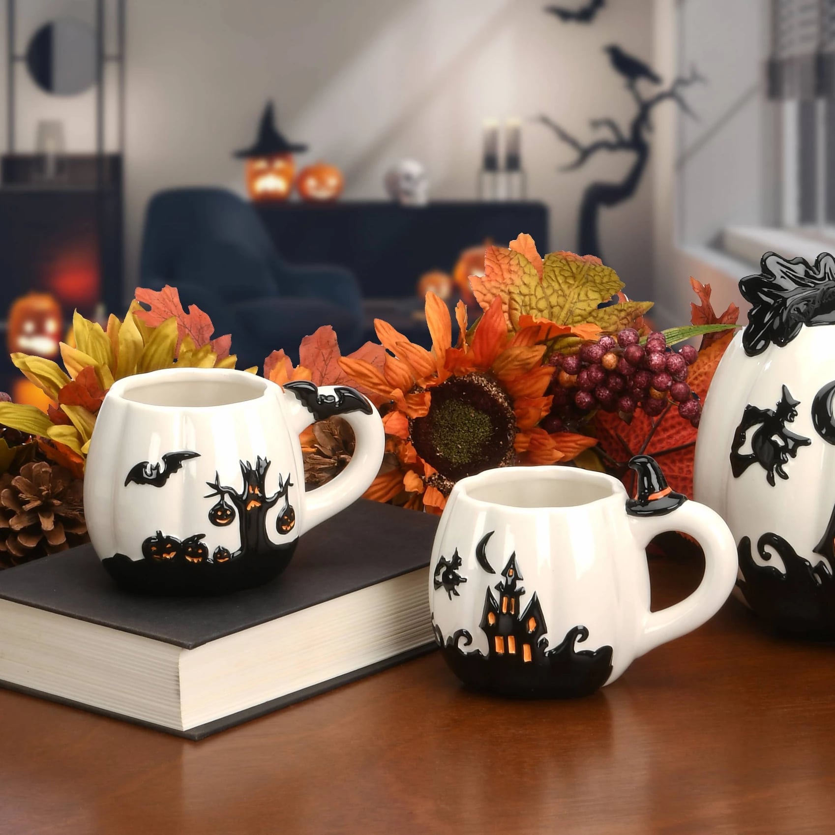 Halloween Coffee Mugs  Dessi Designs. Dessi Designs