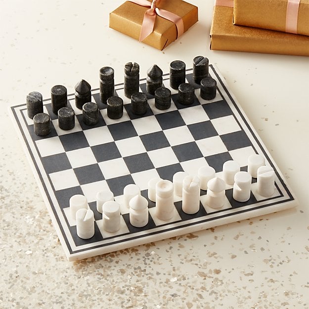 For the Bon Vivant: A Marble Chess Set