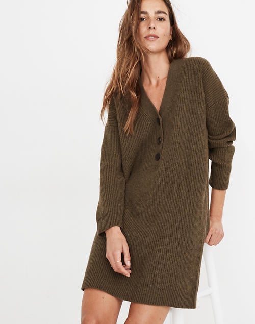 Henley Sweater Dress