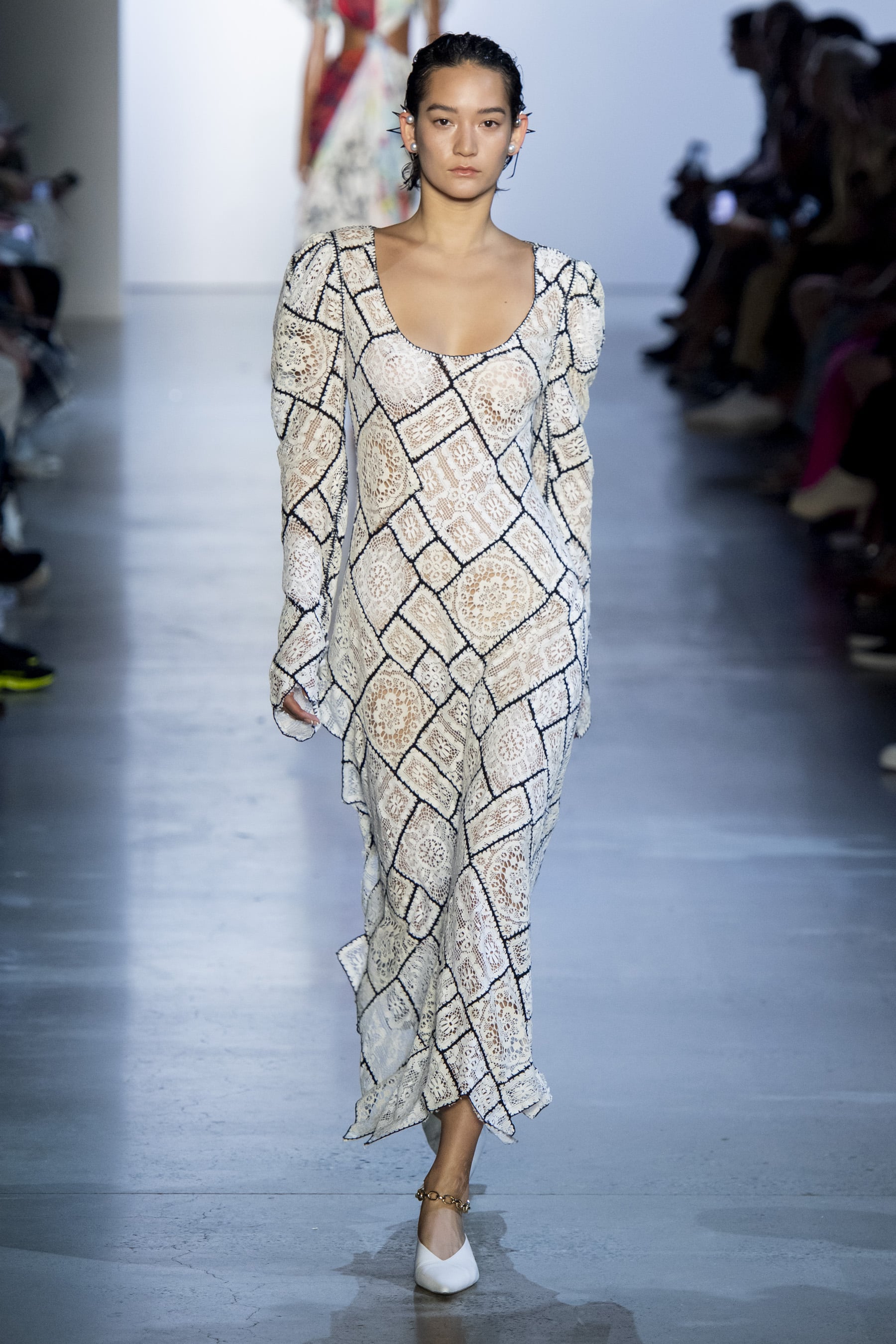 Puffy Sleeves on the Brock Collection Runway at New York Fashion